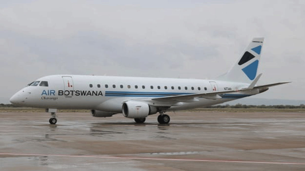 CAAB grounds air Botswana ERJ 170 aircraft