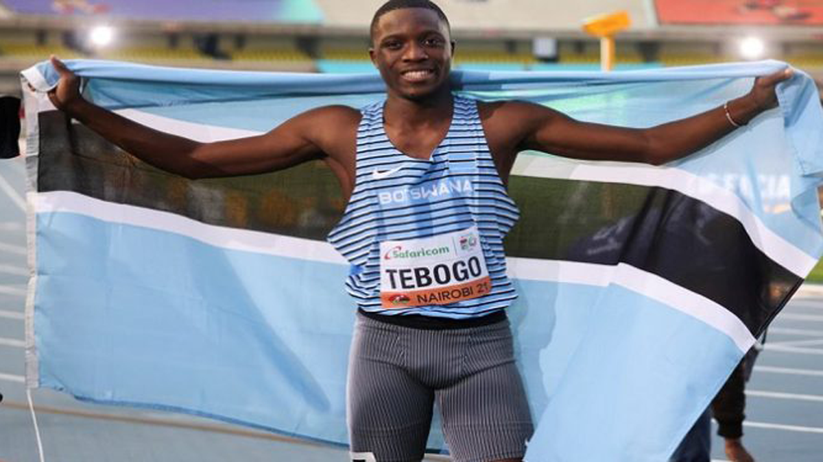 Tebogo 'Bolts' to world glory